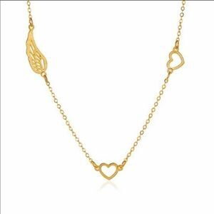 Necklace Zinc Allow Wings Hearts Perfect MixMatch